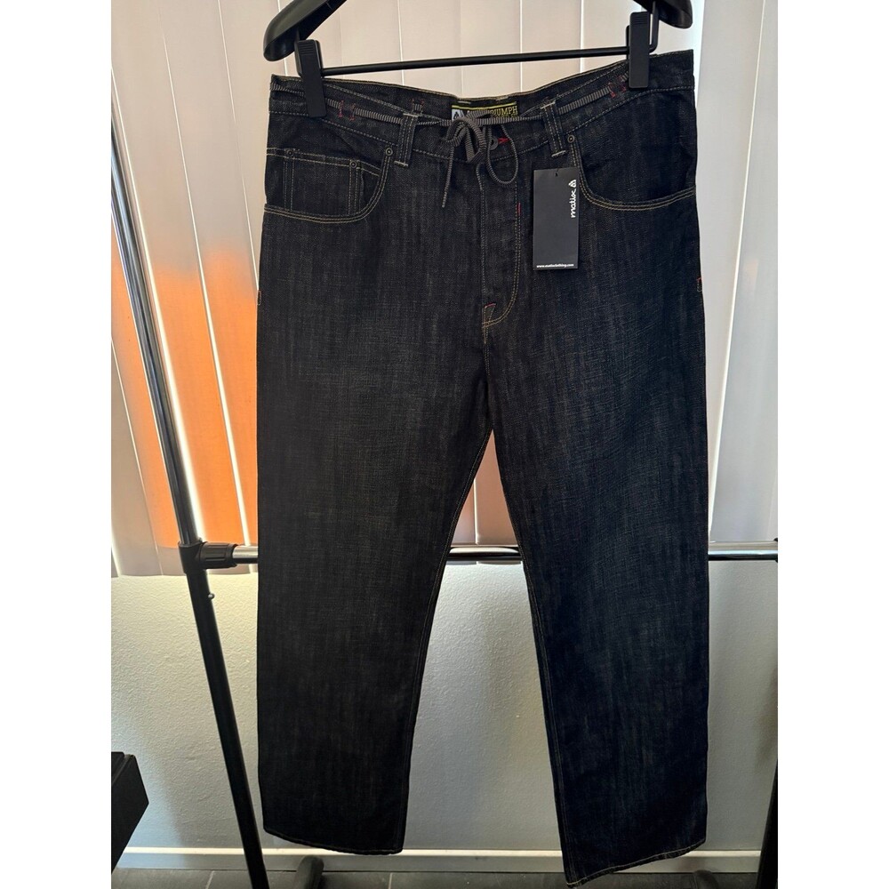 NWT Men’s Matix Triumph Relaxed Fit Indigo Black Jeans Size 34X31